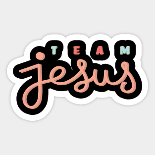 Team Jesus Sticker